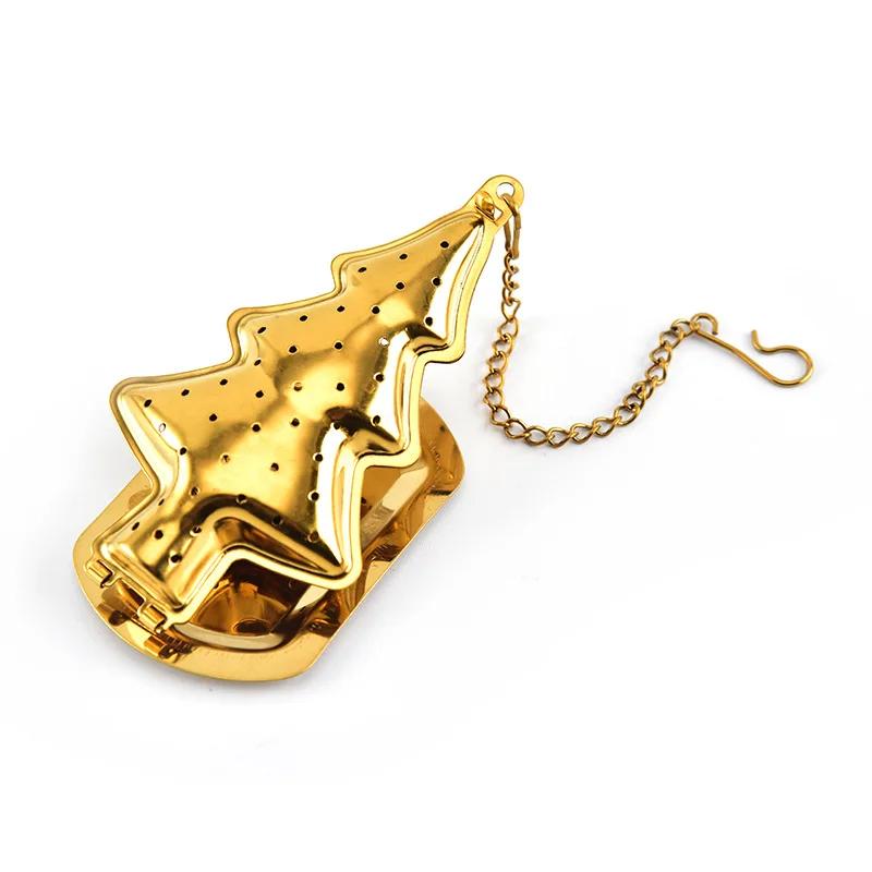 Tea Maker Stainless Steel Tea Gold Infuser Sphere Mesh Strainer Coffee Diffuser Handle Ball Herb Spice Filter Tea Difusor Filter