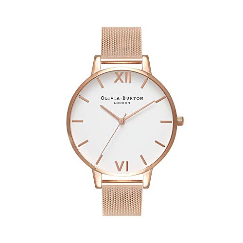 Olivia Burton OB15BD79 Белые x Розовое золото Часы [Параллельный импорт]