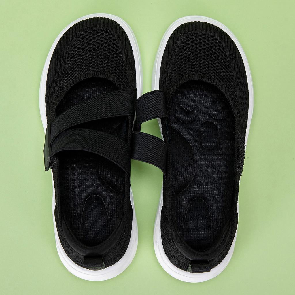 Women Breathable Walking Shoes wide breathable hollow walking shoes with strap For Walking Travel Outdoor Summer Daily Daily Use