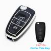 For Ford Mondeo Focus 3 Mk3 Kuga Fiesta Escape Ecosport Tpu Remote Car Key Case Cover Keyless Auto Shell Fob Holder Accessories
