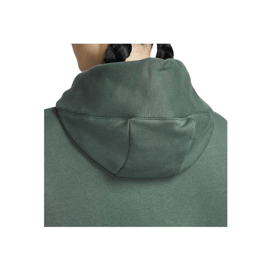 Nike Sportswear Phoenix Fleece Swoosh Solid Color Comfortable Loose Fit Hooded Long Sleeve Sweatshirt Women sweatshirt Vintage-Green DQ5861-338