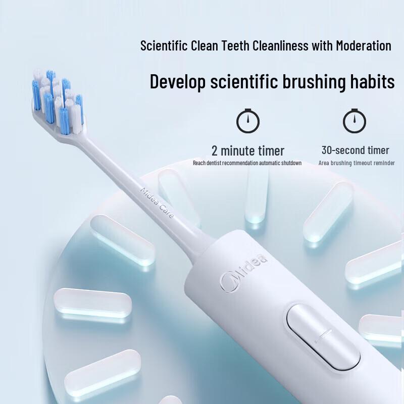 Midea S1PX Sonic Electric Toothbrush White CN plug (adapter included)