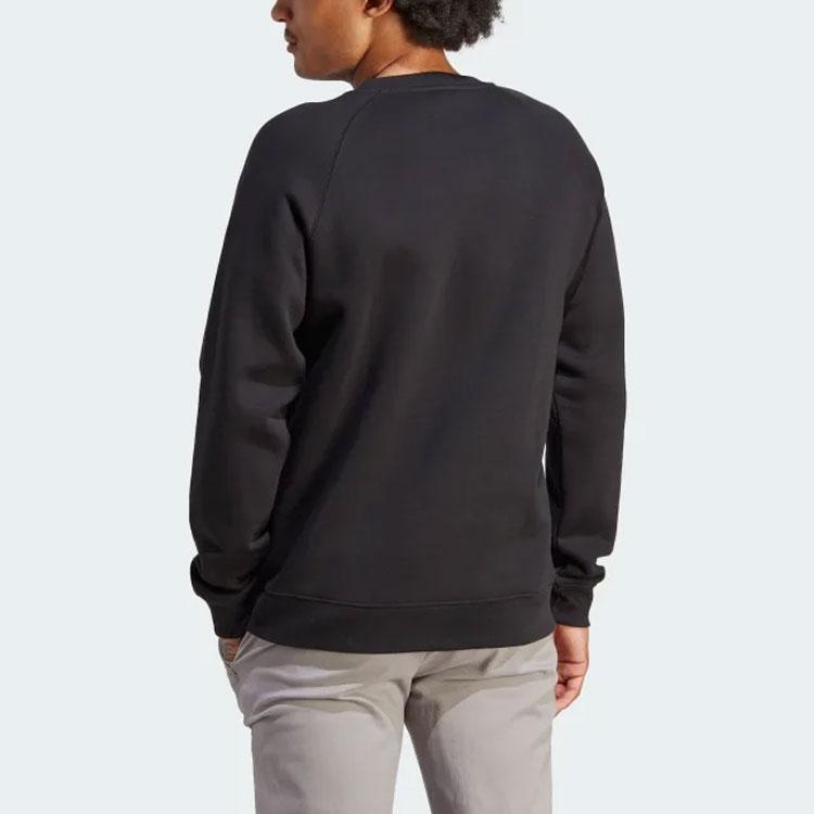 Adidas Originals Trefoil Essentials Crewneck Sweatshirt Men Sweatshirt Black IM4532