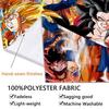 Dragon Ball Z Wall Tapestry Aesthetic Wall Hanging Printed Fabric Blanket Decorative Tapestries For Bedroom Living Room Home Decor
