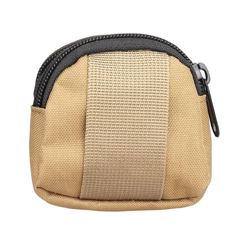 Nylon Tactically Waist Bags Double Pockets Mini Wallets Money Keys Purse Outdoor Small Utility Belt Pouch Wear Resistant