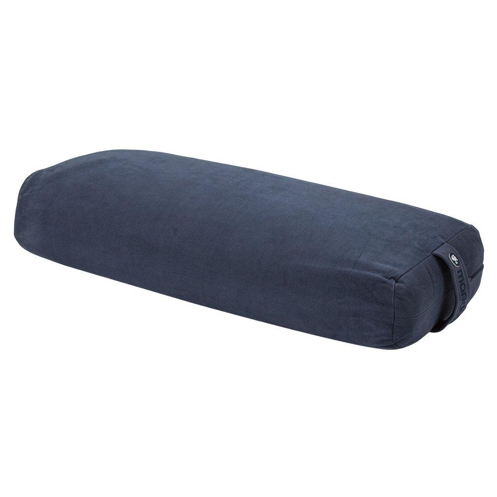 Manduka ENLIGHT Rectangular Bolster Midnight Yoga Cushion Bolsters for Yoga and Stretching [Product Code]