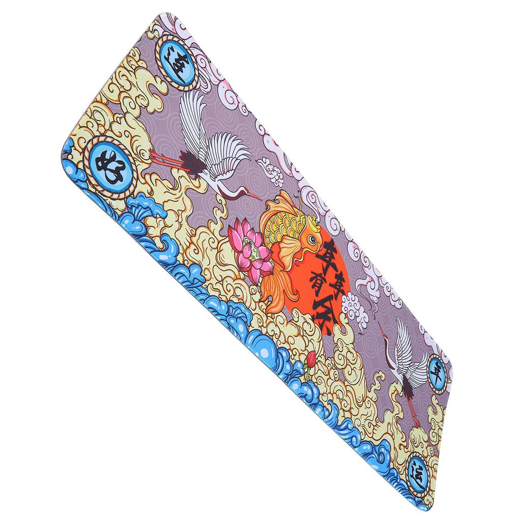 Mauspad Waschbar Gummi Computer Notebook Tablet Fischmuster Großes Gamepad Zubehör 300 x 800 x 3mm 31.50 x
