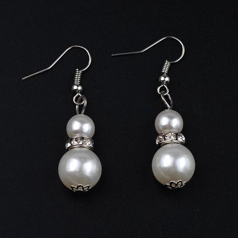 Imitation Pearl Women S Multi-Layer Pearl Necklace Exaggerated Beaded Long Sweater Chain