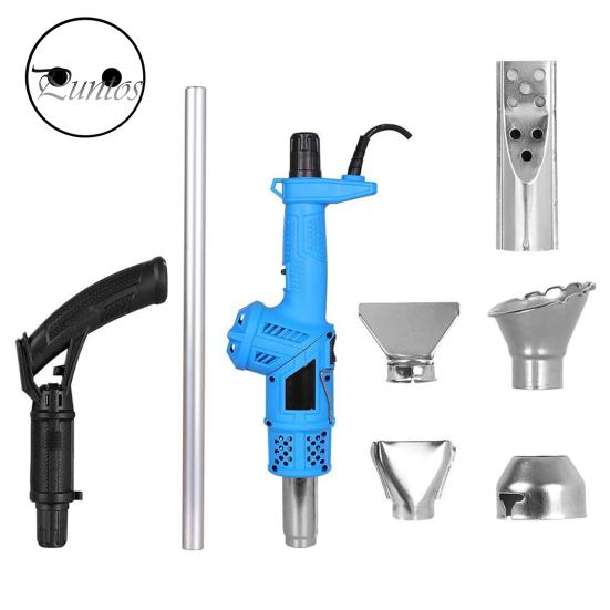 

Электрическая горелка для сорняков с эргономичной ручкой, высокая мощность, регулируемая температура, садовая электрическая горелка для сорняков с комплектом насадок EU Plug синий