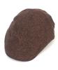 Hard Linen Brown Hunting Cap