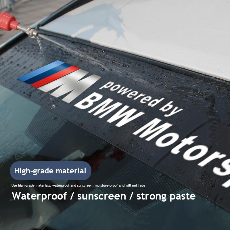 Dekorativní samolepka na čelní sklo auta Anti UV Příslušenství Pro BMW řady 1 2 3 4 5 7 X1 X2 X3 X5 X4 X6 X7 G30 G20 G32 G11 G12 G07 M2