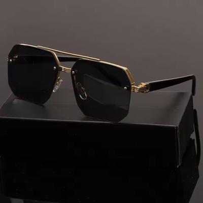 1pc Unisex Pilot Frame Multicolor Classic Personality Fashion Sunglasses For Daily Vacation Beach Party MusicFestival Decoration