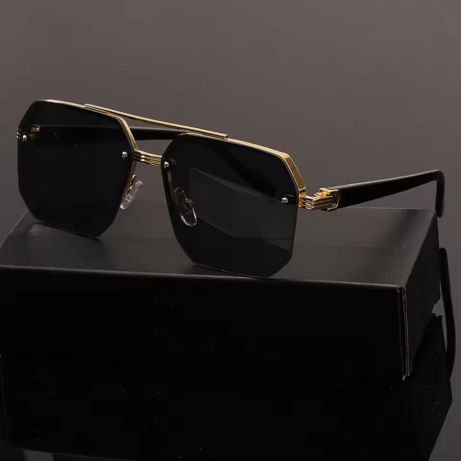 1pc Unisex Pilot Frame Multicolor Classic Personality Fashion Sunglasses For Daily Vacation Beach Party MusicFestival Decoration