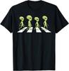 Alien Cross Walk UFO Spaceship T Shirt