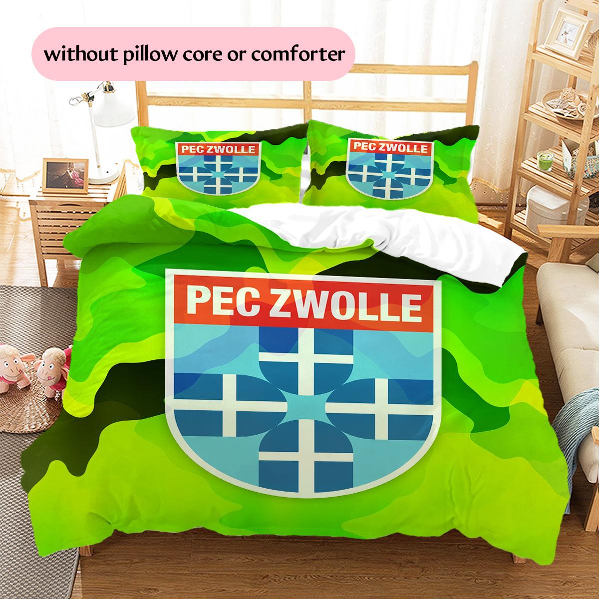 

PEC Zwolle Pattern Bedding Quilt Set Home Decoration Gift (1 * duvet cover + 2 * pillowcase without core) 135x200cm