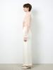 Loe Belle Cream Wide-Leg Pants