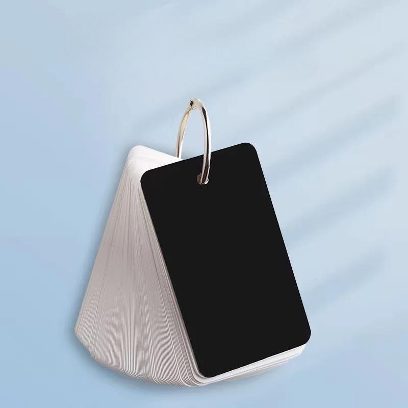 Portable Notebook Loose Leaf Notepad Ring Sticky Note for Staff Students Kawaii Stationery Diary Cards Style Brochure Pamphlet