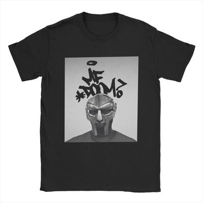 Vintage Dead Masked Man Called Madvillain Sänger Mf Dooms Madlib T-Shirt für Herren Baumwoll-T-Shirt Kurzarm-Tees Original-Tops