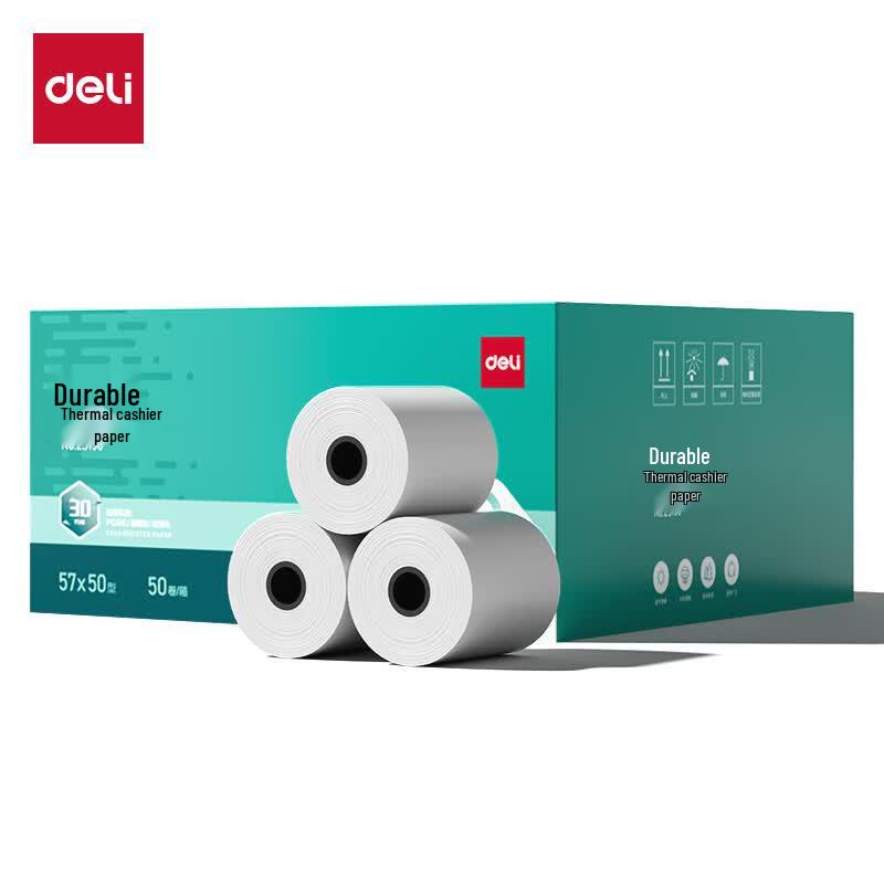 Deli ZS158 Thermal Receipt Paper Rolls
