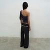 LCDC™ Pleats Detail Flared Trousers (Black)