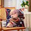 Kazuha Genshin Impact Print Polyester Pillow Case for Valentine Gift Home Sofa Cushion Cover Decoration Custom