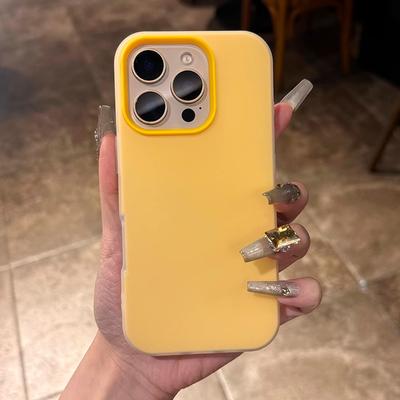 Luxus Candy Transparent 2-in-1 Handyhülle Für iPhone 11 12 13 14 15 16 Pro Max Klare Bumper Rückseite