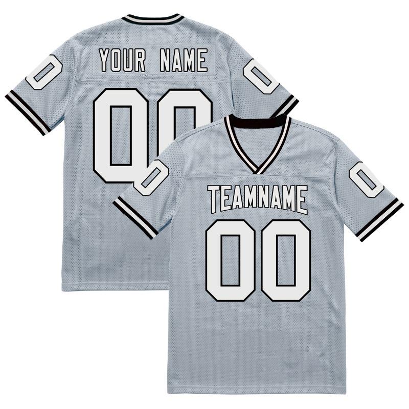 

Custom American Football 3D Printed Polyester Jersey Team Name Number Stitched Football Shirt Mesh Breathable Rugby Jersey S
