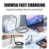 Fast Speed USB Type C Male To Male Charging Cable Cord 100W Fast Charging 4K Video Data Transfer for Tablets Phones