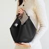 Small Niche High-end Leather Handbag European Style Commuting Large Capacity Bag Leisure Vegetable Basket