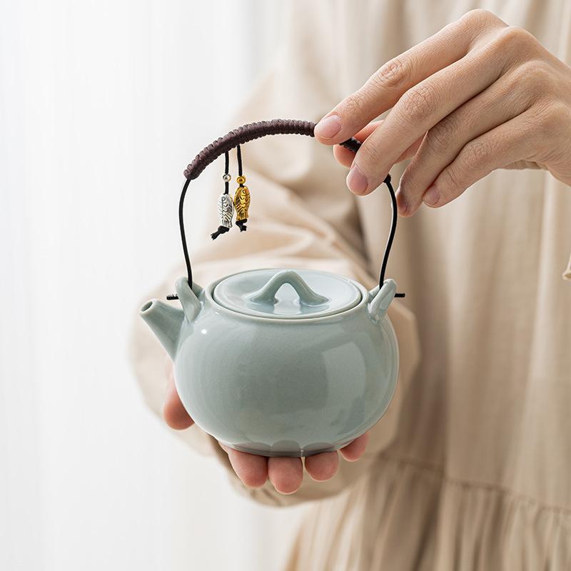 Five Famous Kiln Kung Fu Tea Sets, One Pot and Five Cups of Exquisite Gift Box Sets, Business Gifts for Employees and Customers