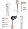 Colle à Faux Cils Double Tête Séchage Rapide Super-   -durable Brosse à Cils Modelante