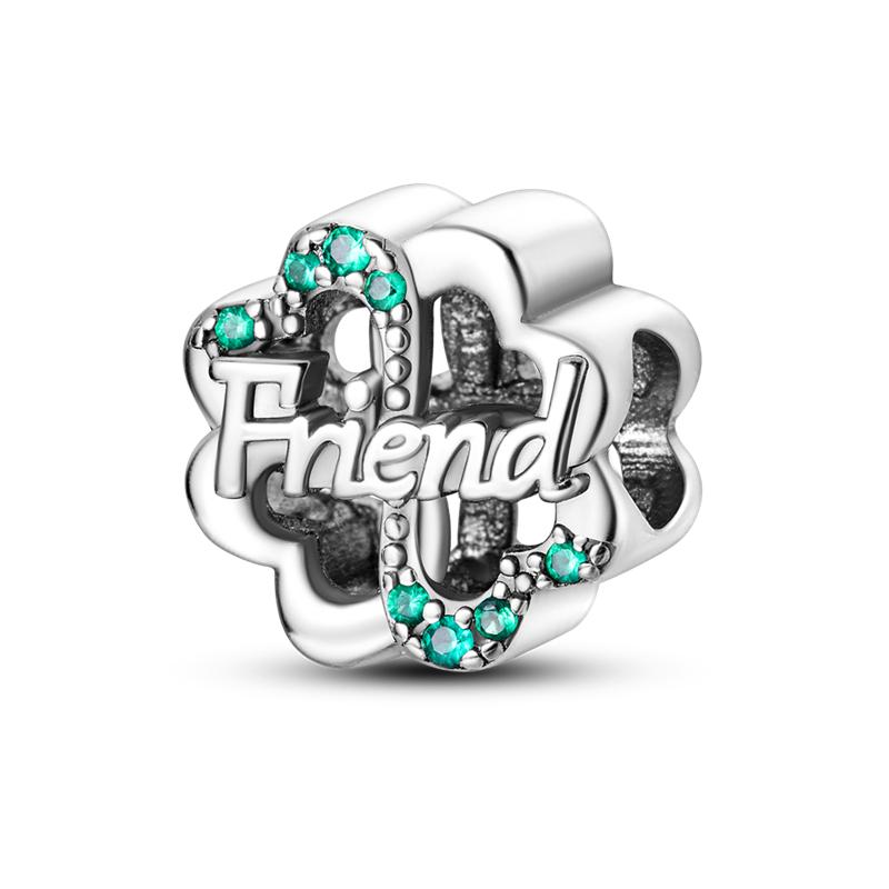 Copper Family And Friend Relationships Series Charms Beads Fit Original Fine Bracelets Diy Jewelry Gifts