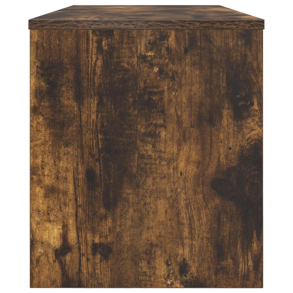 TV Cabinet Smoked Oak 100 x 35 x 40 cm Engineered Wood