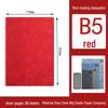 Lambskin Retro Business Notebook: Thick Soft Leather Diary