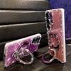 Fulcrum Rhinestone Glitter Holder for Samsung S26 Ultra/S25 Plus Luxury Phone Case A17/A56.