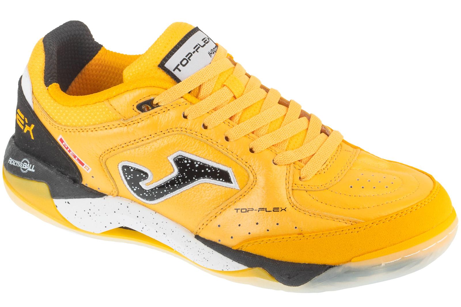 Joma Top Flex Plus TOUW IN, Herren gelbe Hallenfußballschuhe 44,5 gelb