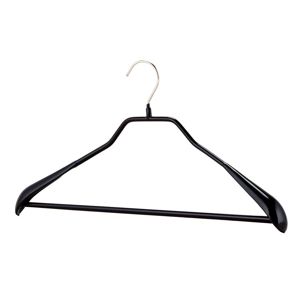 Mawa Bodyform Bar Hanger 46cm Bodyform Mawa Hanger Bulk Purchase Storage Prevents Items from Falling Off Functional Design Closet 440005000 Black