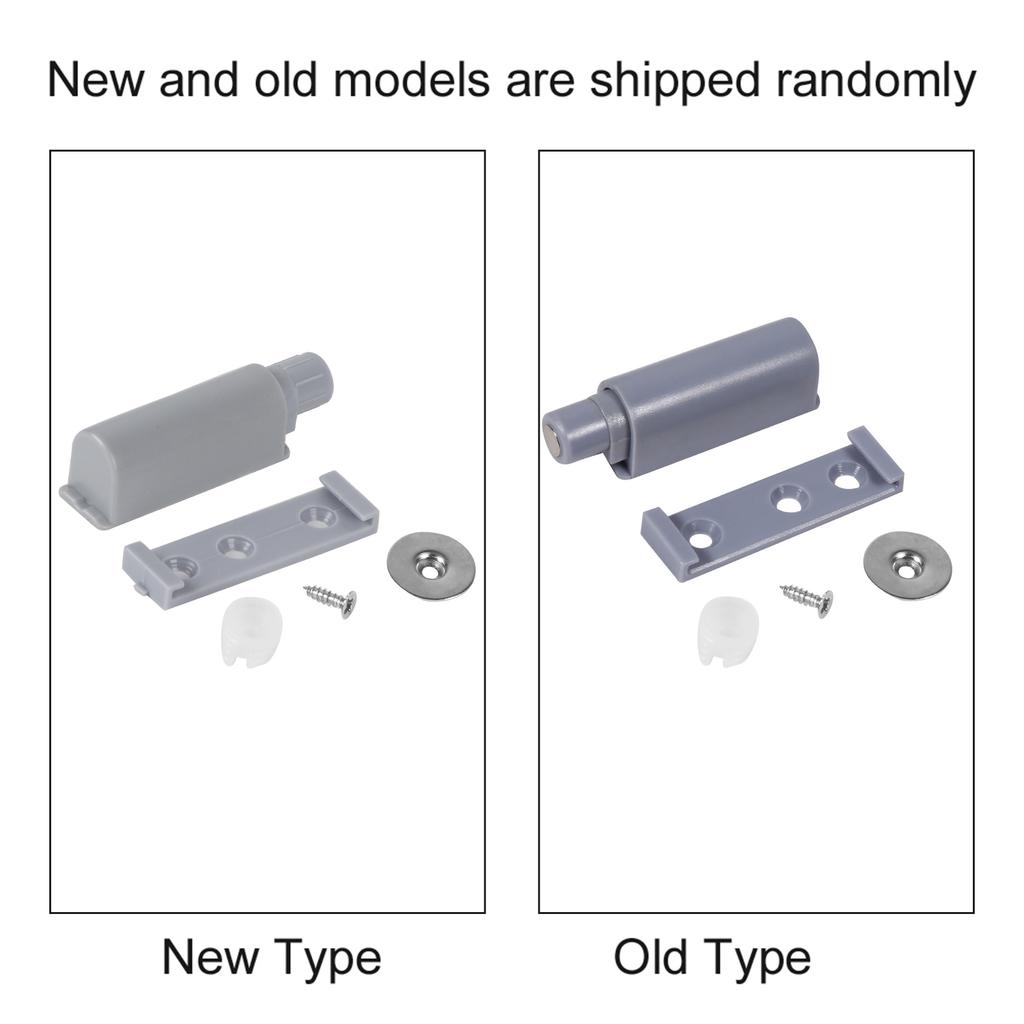 10pcs/pack ABS Case Cabinet Drawer Hinge Push To Open System Damper Buffer Catch Magnetic (S)