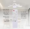E Screw Five-Leaf Silent Fan Light for Living, Dining, and Bedroom