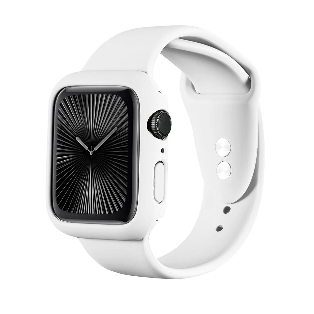 For Apple Watch Series 11/10 42mm Case Rubberized Hard PC Half Cover Watch Frame