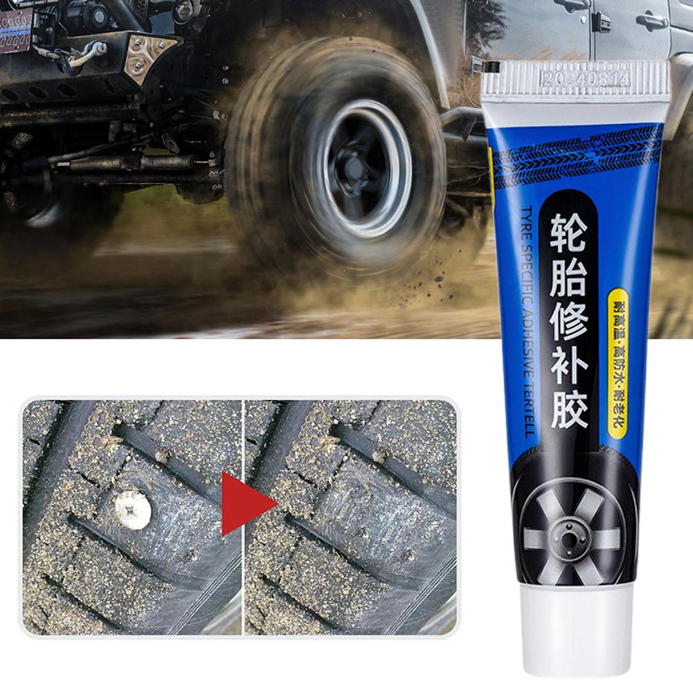 Car Tire Repair Adhesive Waterproof Heat Resistant Strong Glues Auto Instant Liquid Tyre Glue Vehicle Accessories