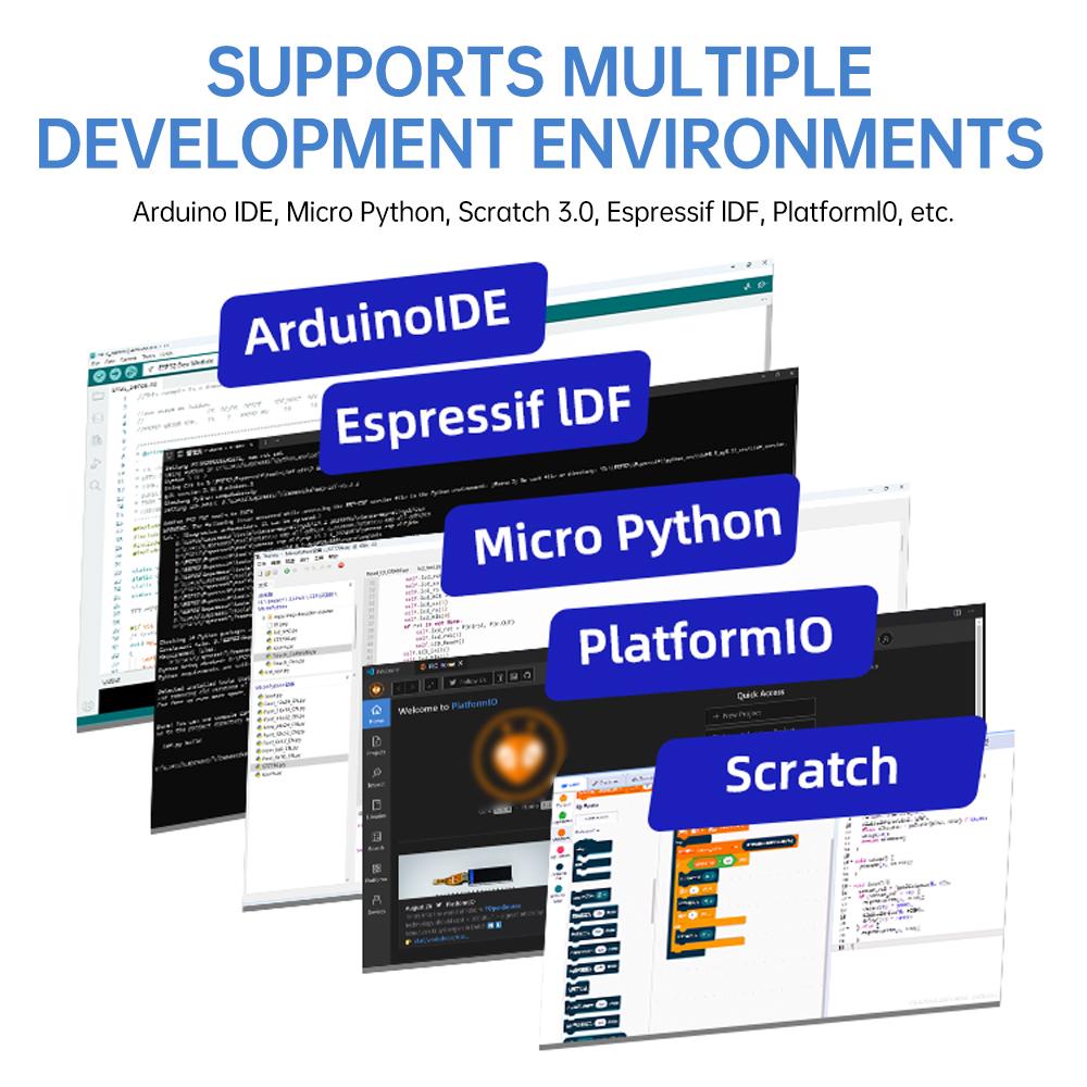 ESP32 WiFi Bluetooth Module Development Board 3.5 Inch ST7796U Drive 320*480 Resolution TFT Intelligent Resistance Touch Screen