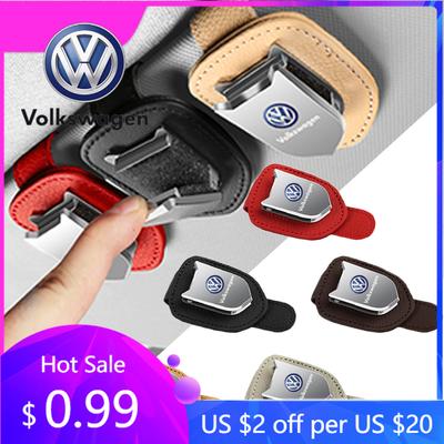2026 Heiß Für Volkswagen VW Auto Brillenhalter Brillenaufbewahrungsclip Auto Zubehör Für Volkswagen Polo Passat B5 B6 B7 T4 T5 G