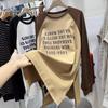 Pullovers Tops Women Long Sleeves Autumn Winter Blouse Oversized Round Neck Loose Long Sleeve Shirt Slim Pullover Tops