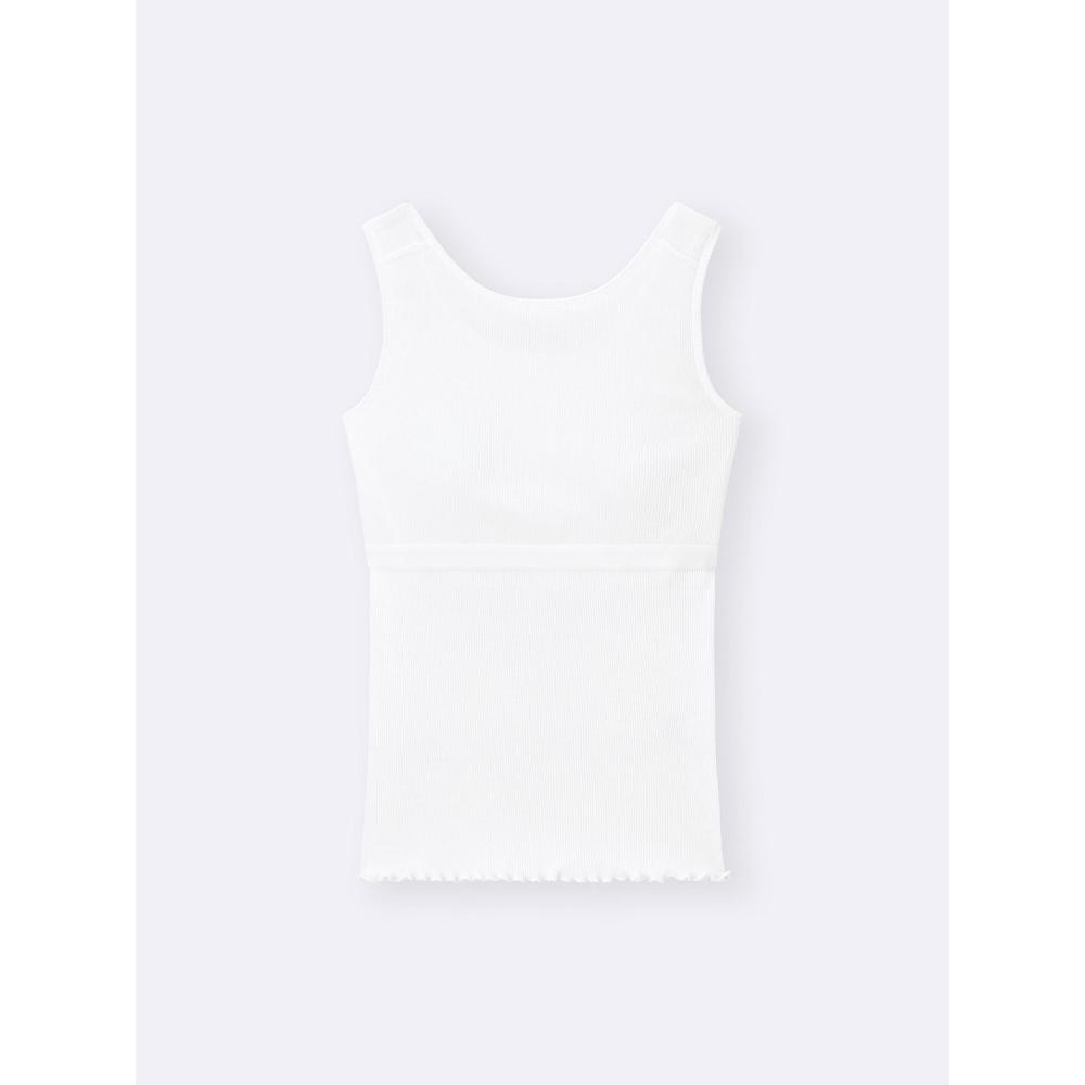 GU by Uniqlo Girls Bra Feel Petit Rib Tank Top Model