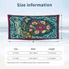Floral Art Card 5 Theme Quick Dry Beach Towel Custom Name Text Print Large Sand Resistant Towel Beach Vacation