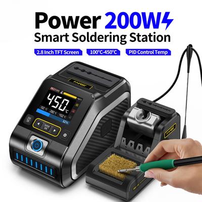 DWS-200 200W Moc Odwrócona Ogrzewanie Lutownica Stacja C210 C245 Uchwyt Lutownicy Elektroniczna Stacja Przeróbcza Spawania