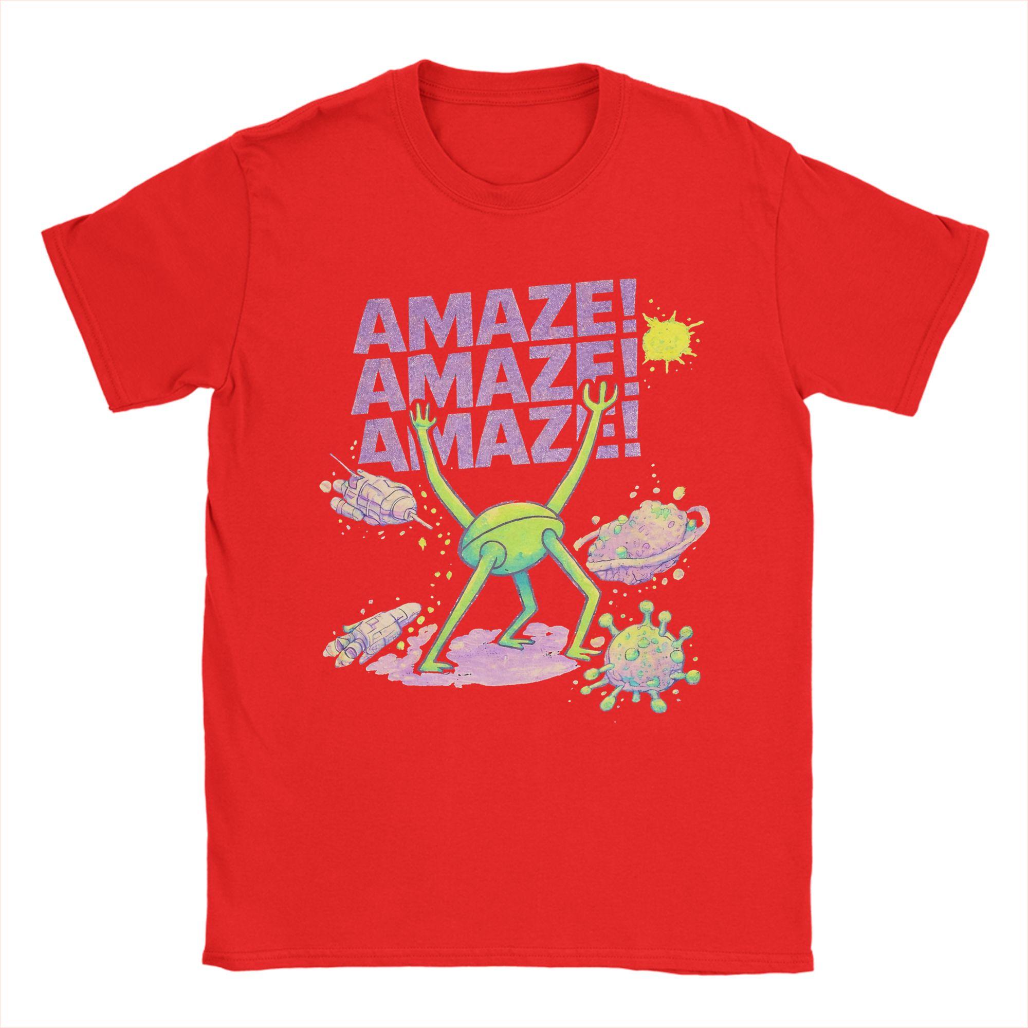 Unisex Project Hail Mary Amaze Amaze Amaze T Shirt  Cotton Tops Vintage Short Sleeve Round Collar Tees Adult TShirt L