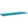 Bench Cushion SOEST 100percent  Polyester Turquoise 160 x 40 x 5 cm