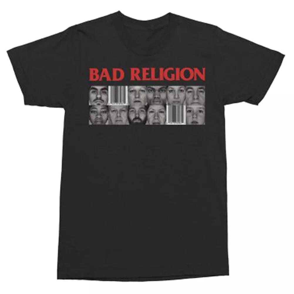 Authentic BAD RELIGION Gray Race Slim-Fit T-Shirt S NEW 4XL